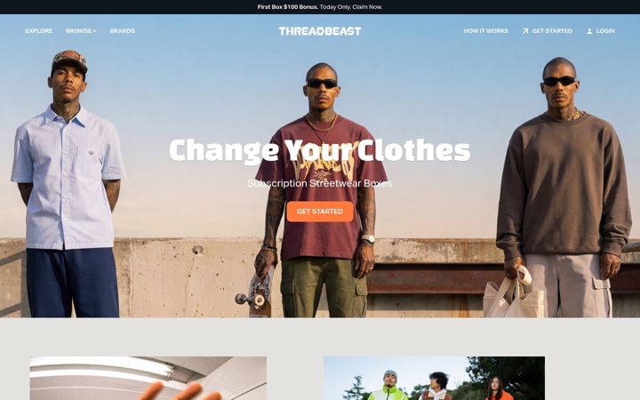 Screenshot of threadbeast.com