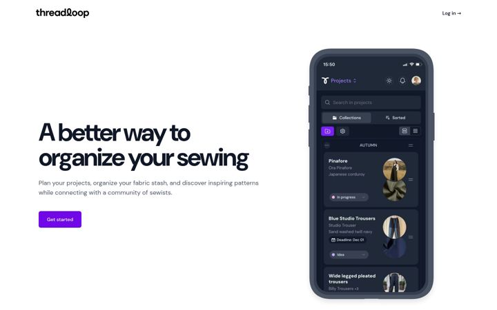 Zrzut ekranu threadloop.app