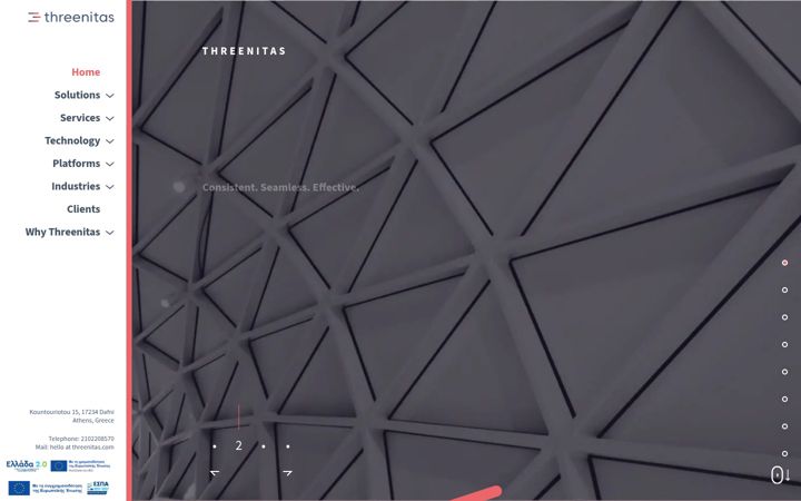 Screenshot of threenitas.com
