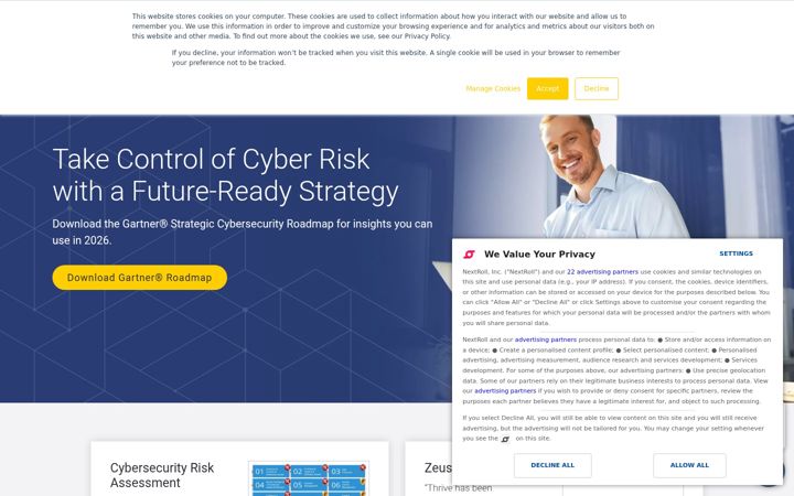 Screenshot of thrivenextgen.com