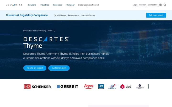 Screenshot of thyme-it.com