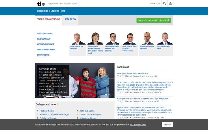 Screenshot of ti.ch