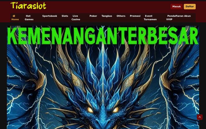 Screenshot of tiaraslot.net