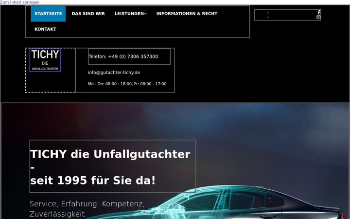 Screenshot του tichy-sachverstaendiger.de