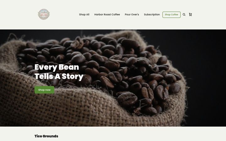 Screenshot of ticogrounds.com