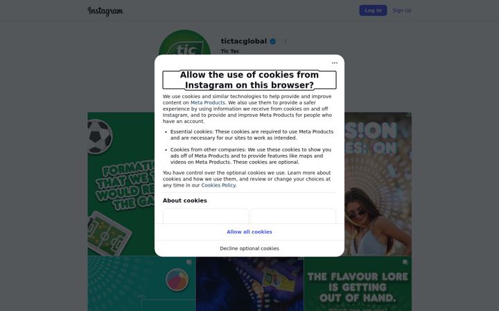 Screenshot of tictac.com