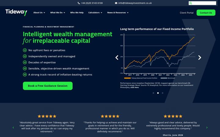 Zrzut ekranu tidewaywealth.co.uk