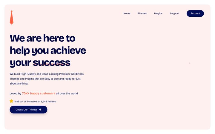 Screenshot di tielabs.com