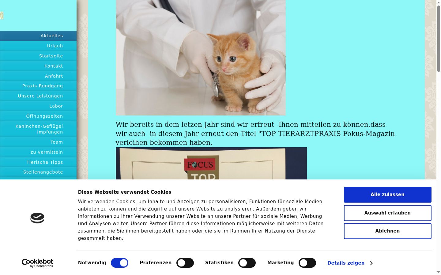 Screenshot tal-banner tal-kunsens muri qabel kwalunkwe interazzjoni