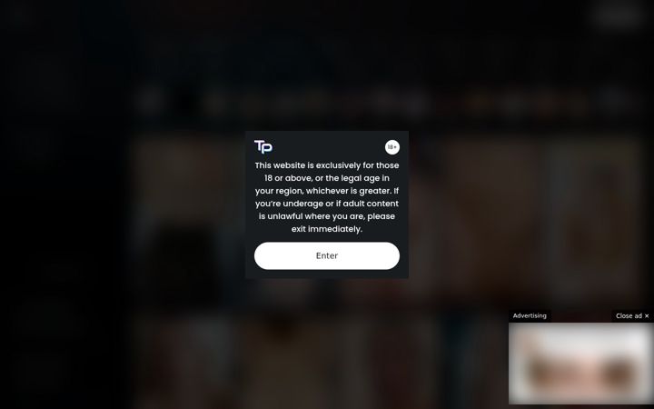 Screenshot of tikporn.tube