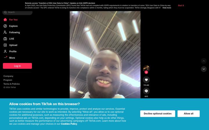 Screenshot of tiktoktik.com