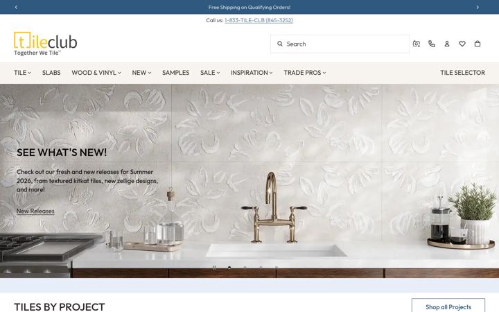 Screenshot of tileclub.com