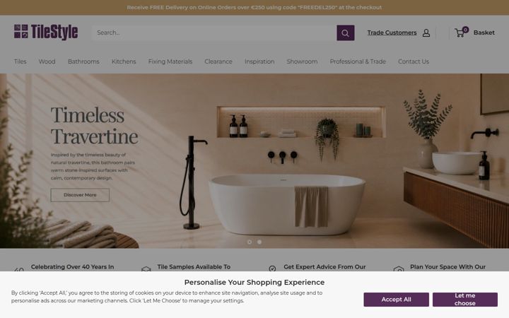 Screenshot of tilestyle.ie
