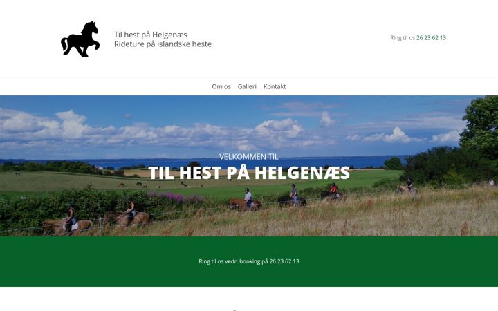 Ekraanipilt saidist tilhestpaahelgenaes.dk