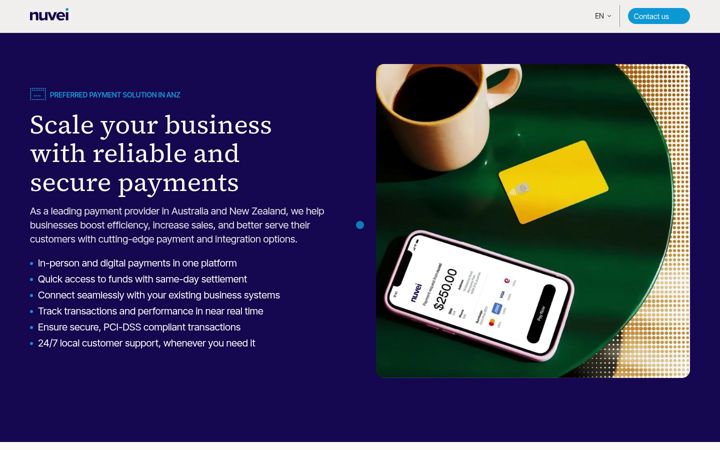 Screenshot of tillpayments.com