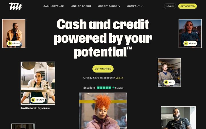 Screenshot of tilt.com