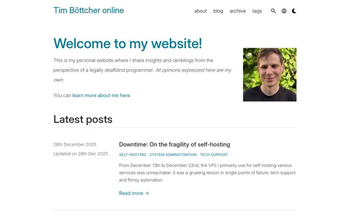 Ekrānuzņēmums no tim-boettcher.online
