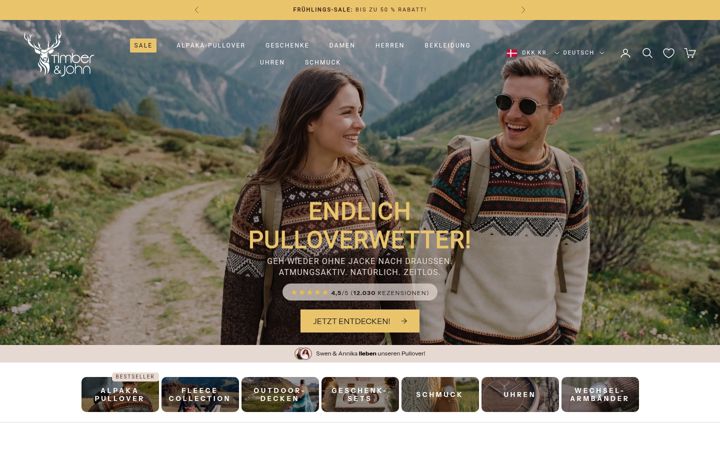 Screenshot of timber-john.com