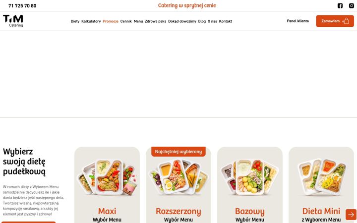 Screenshot of timcatering.pl