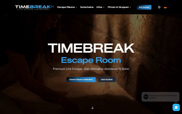 Screenshot von timebreak-bonn.de