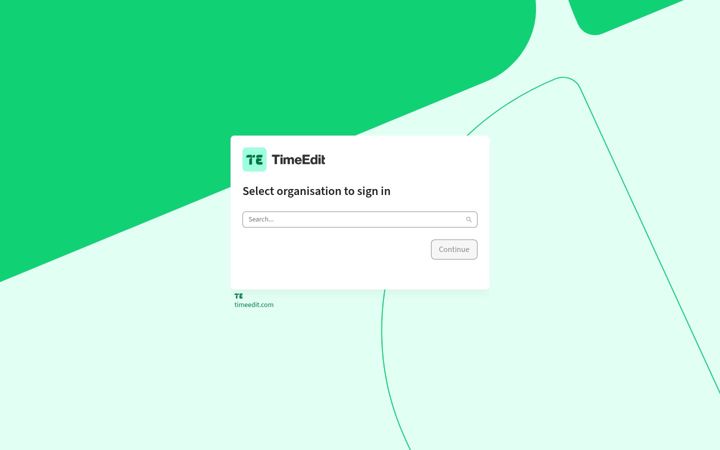 Snímek obrazovky timeedit.net