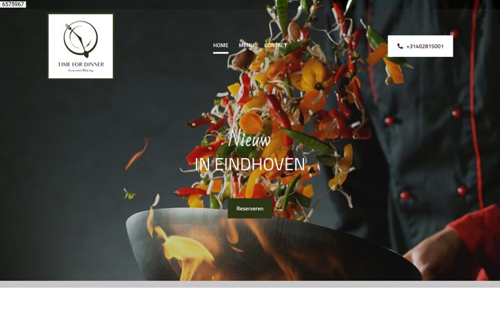 Skärmbild av timefordinnereindhoven.nl