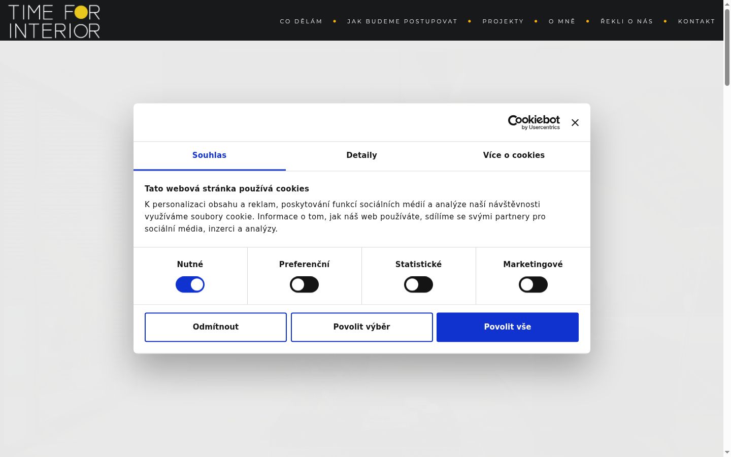 Sutikimo reklamjuostės, rodytos prieš bet kokią sąveiką, ekrano kopija
