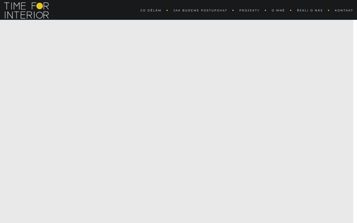 Screenshot of timeforinterior.cz