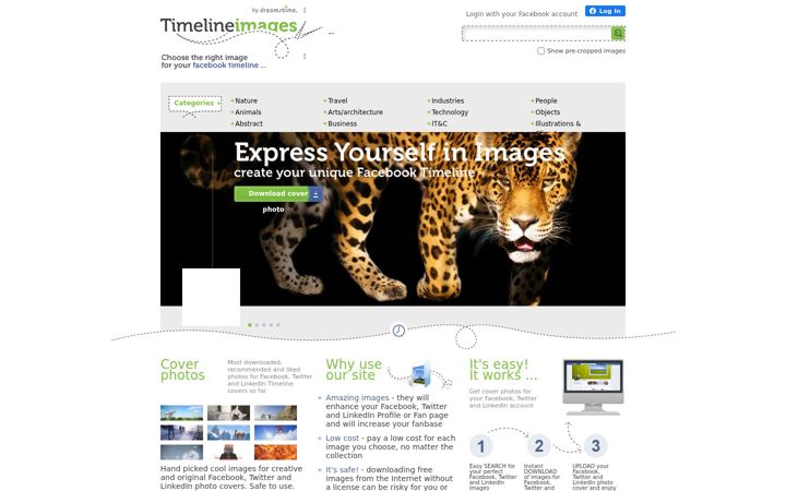 Zrzut ekranu timelineimages.com