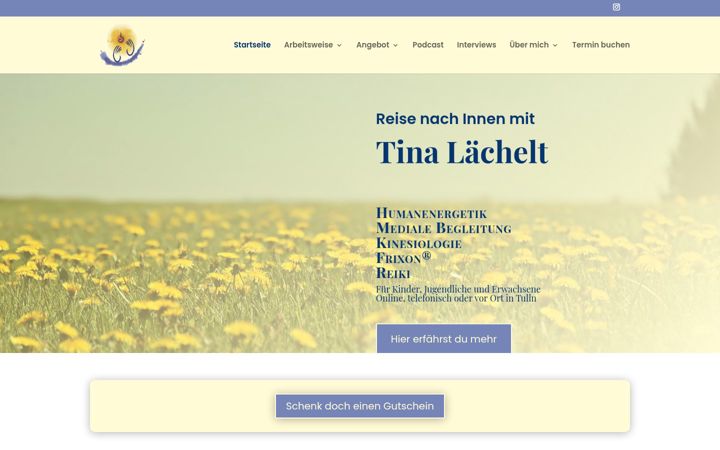Screenshot of tina-laechelt.at