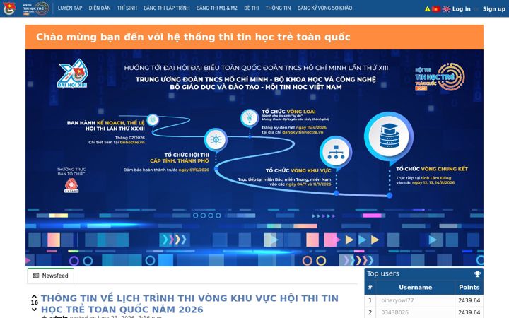 Screenshot of tinhoctre.vn