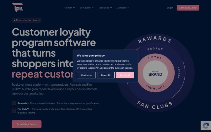 Screenshot of tintup.com