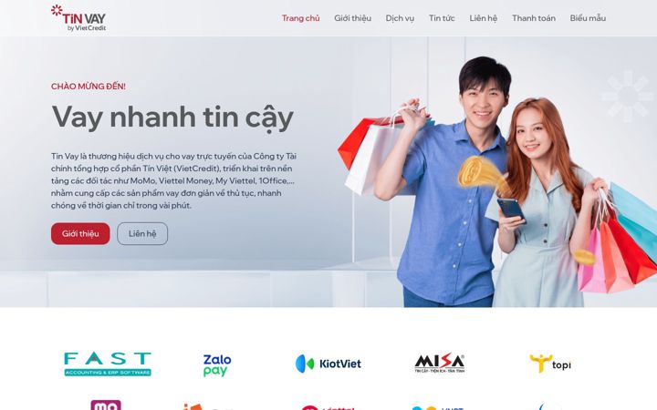 Screenshot of tinvay.com.vn