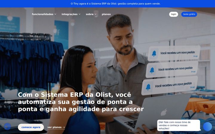 Captura de pantalla de tiny.com.br