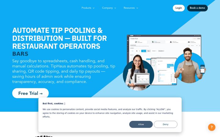 Screenshot of tiphaus.com