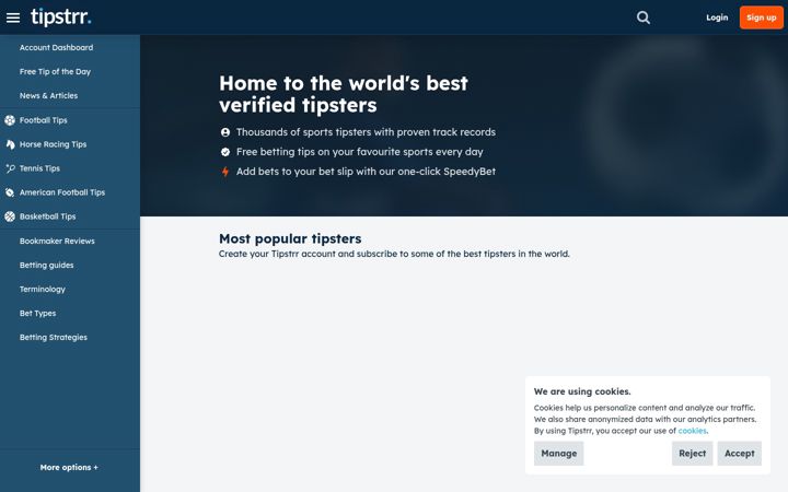 Screenshot di tipstrr.com
