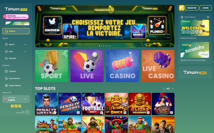 Screenshot of tipwin365.com