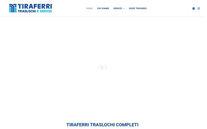 Screenshot of tiraferri.com