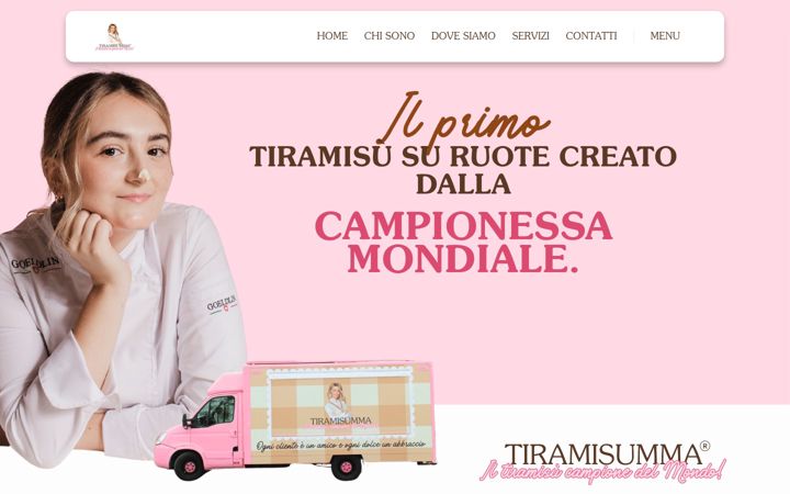Screenshot stránky tiramisumma.it