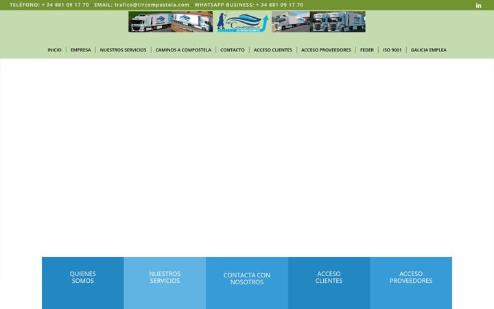 Screenshot von tircompostela.com