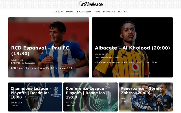 Ekrānuzņēmums no tiroalpaloorg.com