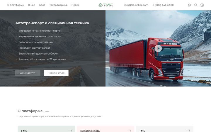 Screenshot of tis-online.com
