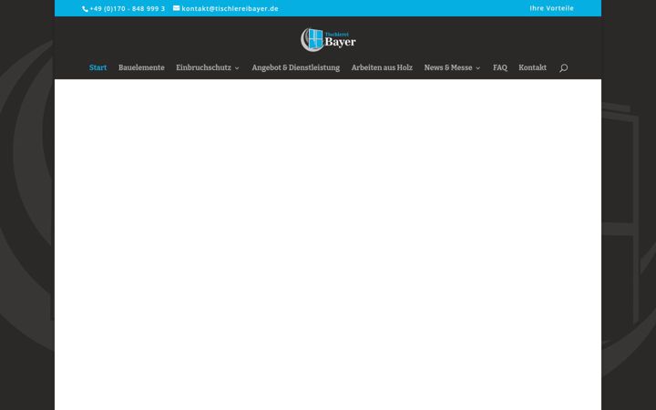 Screenshot of tischlereibayer.de