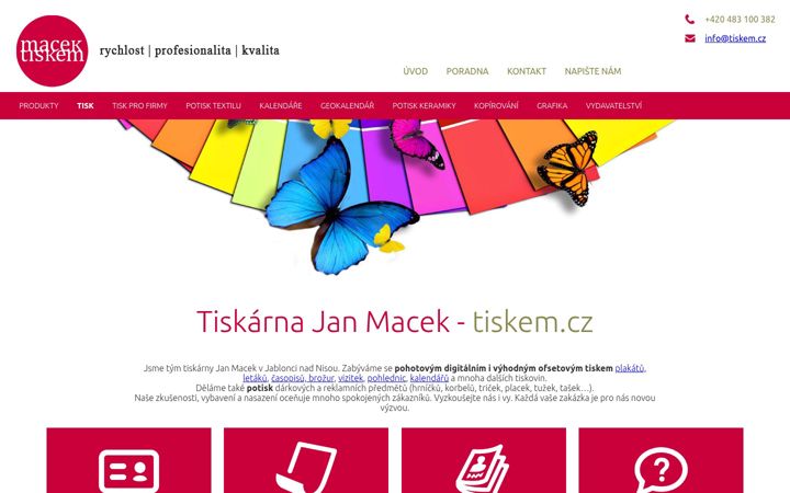 Ekrano kopija tiskem.cz