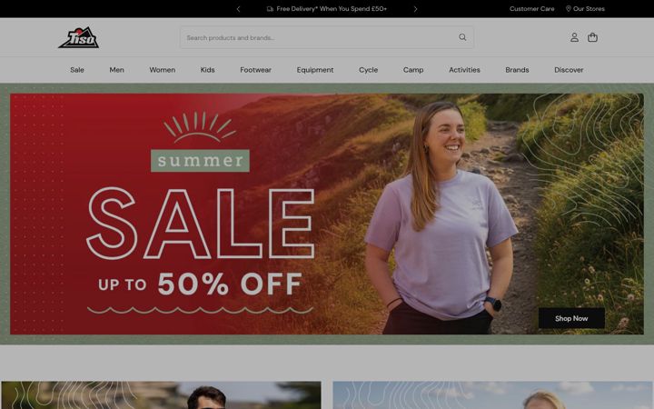 Screenshot of tiso.com