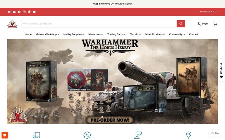 Screenshot of tistaminis.com