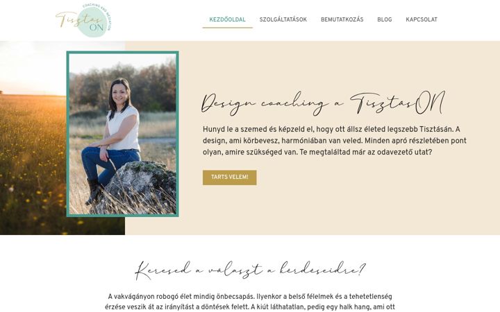 Screenshot of tisztason.hu