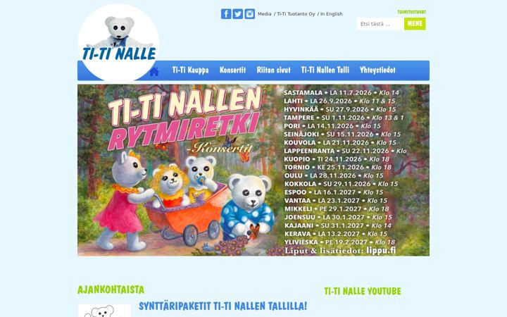 Zrzut ekranu titinalle.fi