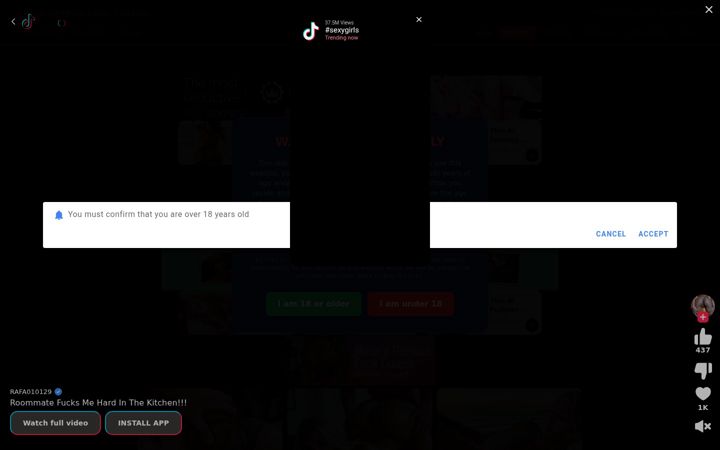 Screenshot of titsamateur.com