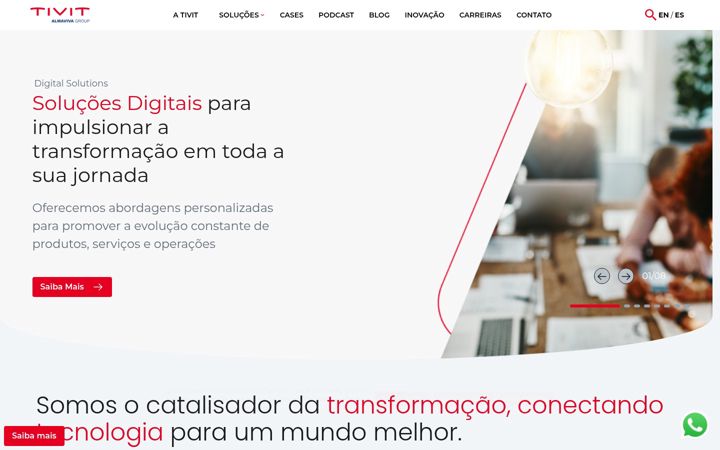 Screenshot of tivit.com